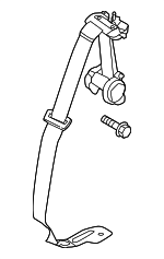 ML3Z16611B64BE - Electrical: Center Seat Belt for Ford Image