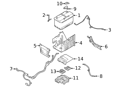 Battery for 2022 Land Rover Discovery Sport #1