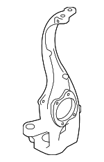 8K0407253T - : Steering Knuckle for Audi: A4, A4 Quattro, A5 Quattro, Q5, S4, S5 Image