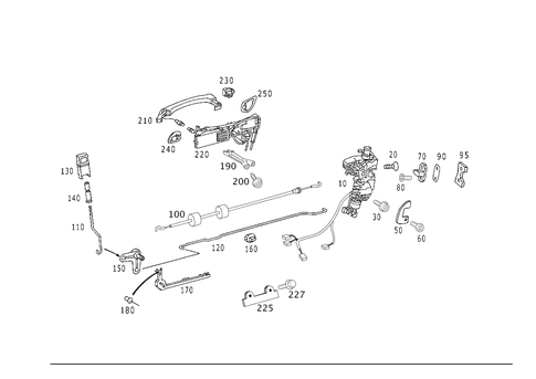 Locking System for 2000 Mercedes-Benz S430 #0