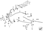 35511165453 - Pedals: Parking Brake Pedal Lever for BMW Image