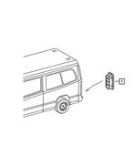 5104472AA - Body Sheet Metal Except Doors: Quarter Panel Exhauster for Mopar Image