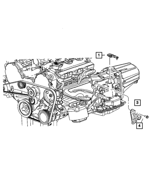 Gearshift Controls for 2007 Chrysler 300 #1