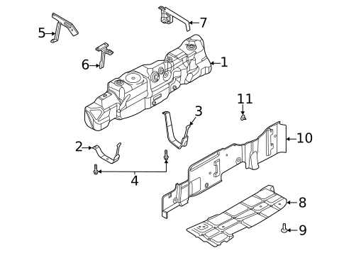 Fuel System Components for 2022 Ford F-350 Super Duty #1