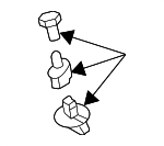 5C3898010 - Body: Mount Kit for Volkswagen Image