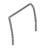 823316FL2A - : Run Weather-Strip for Nissan Image