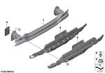 51125A01199 - : Carrier, Bumper Rear for BMW Image