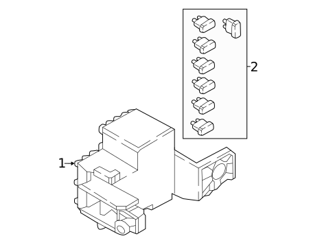 Fuse & Relay for 2017 Mazda MX-5 Miata #1