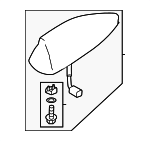 86321FN21A - : Antenna for Subaru: Crosstrek Image
