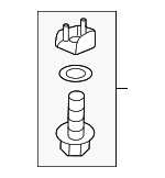 86339VC000 - Electrical: Antenna Hardware Kit for Subaru Image