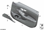 51419460778 - Vehicle Trim: Door Trim Panel, Front Right for BMW Image