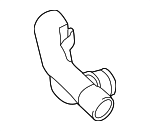 99110663802 - Cooling System: Water Hose for Porsche: 911, Boxster, Cayman Image