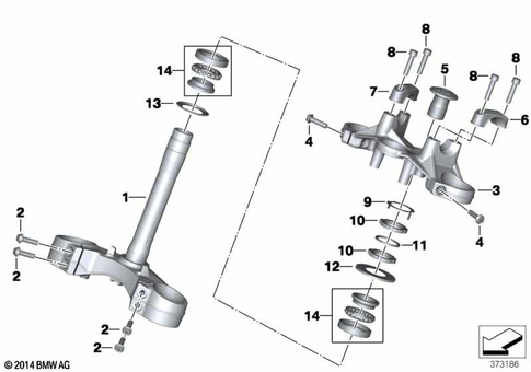 Telescopic Forks, Telelever for 2023 BMW-Motorrad R 1250 R #0