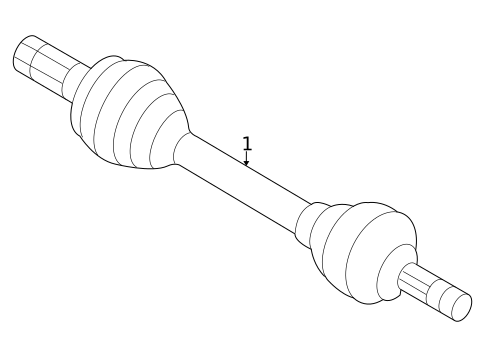 Drive Axles for 2007 Volvo V50 #2