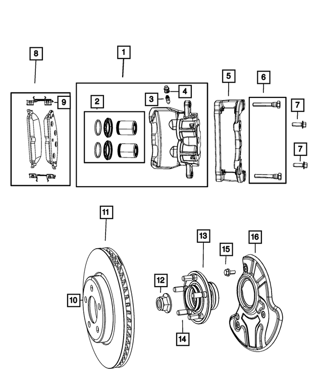 68160693AB - Brakes: Brake Bleeder Screw for Mopar Image