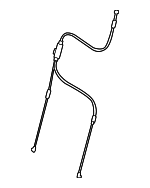 726600E270 - Body: Lock Cable for Lexus: TX350, TX500h, TX550h+ Image