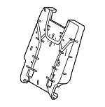 792750E160 - Body: Seat Back Pad for Lexus: TX350, TX500h, TX550h+ Image