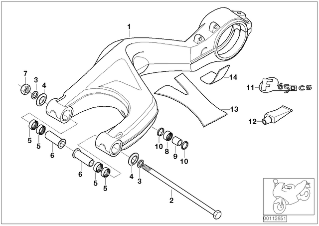 33177667764 - : Needle Sleeve - 28X22X16 for BMW-Motorrad Image