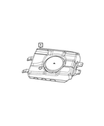 5064609AC - Electrical: Sub Woofer Speaker for Mopar Image