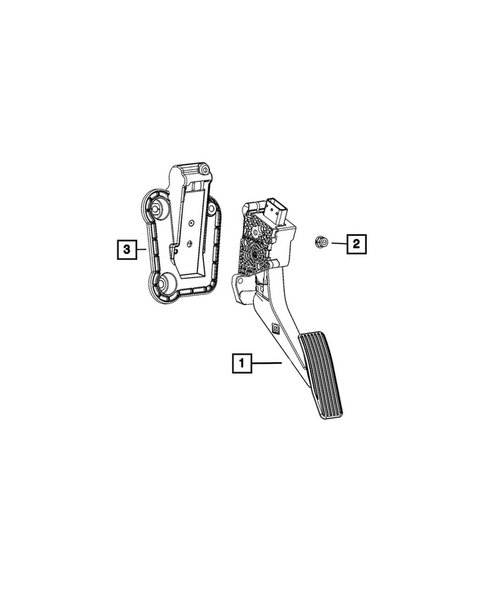Accelerator Pedal for 2026 Dodge Charger Daytona #0