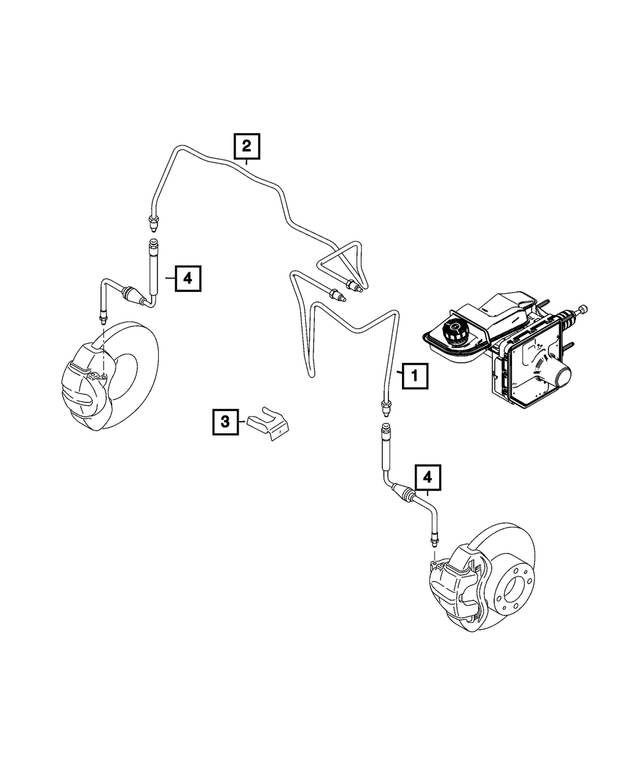 68656483AA - : Brake Tube for Mopar Image