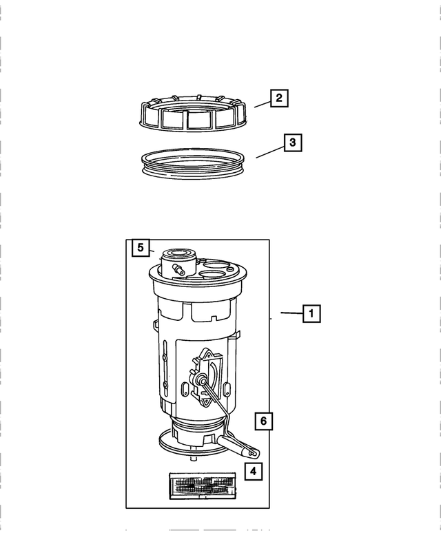5003465AE - Fuel: Fuel Pump/level Unit Module Kit for Mopar Image