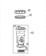 RL083317AA - Fuel: Fuel Pump/level Unit Module Kit for Mopar Image