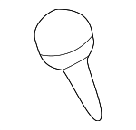 91508SM4003 - Body: Cowl Top Panel Clip for Acura Image