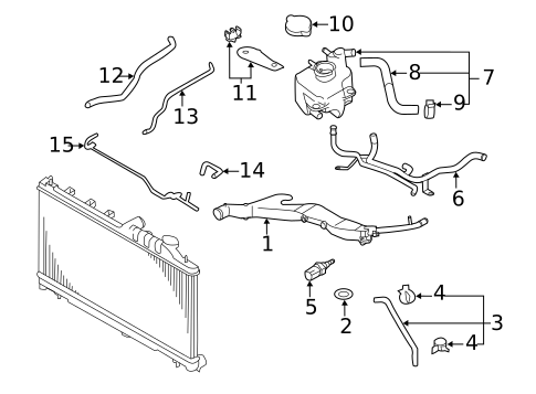 Hoses & Lines for 2021 Subaru WRX #1