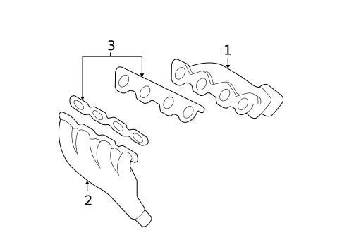 Exhaust Manifold for 2006 Buick Lucerne #0