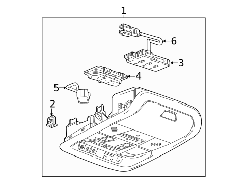 Overhead Console for 2024 Chevrolet Blazer #0