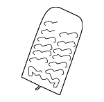 5GM963557B - Body: Seat Back Heater for Volkswagen: GTI Image