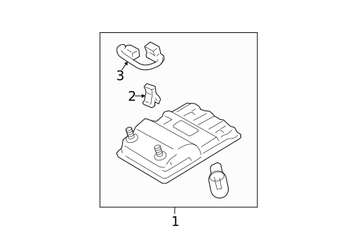 Overhead Console for 2014 Toyota Camry #0