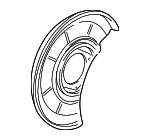 34211162775 - : Splash Shield for BMW: 525i, 528i, 540i Image