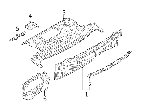 Rear Body for 2002 INFINITI I35 #0