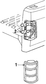 4482576 - Electrical: Tail Lamp Assembly for Dodge: Dakota Image