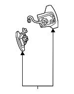 2401A022 - Steering: Paddle Switch for Mitsubishi: Outlander, Outlander PHEV Image