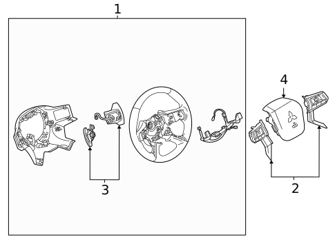 Steering Wheel & Trim for 2025 Mitsubishi Outlander #0