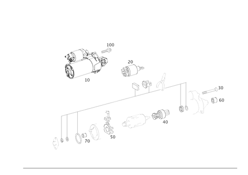 Starter Motor for 2026 Mercedes-Benz E53 AMG #0