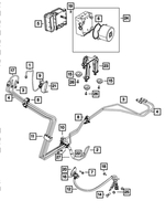 68071597AA - Brakes: Brake Tube for Mopar Image