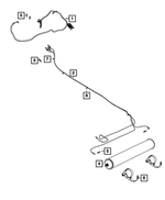 52124934AF - Front Suspension: Air Line Assembly, Rear for Mopar Image