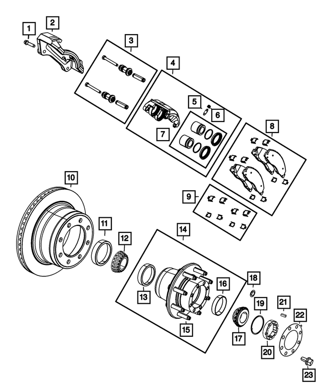 R8049155AB - Brakes: Disc Brake Caliper Assembly, Remanufactured, Left for Mopar Image