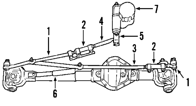 5086146AC - Steering: Outer Tie Rod for Mopar Image