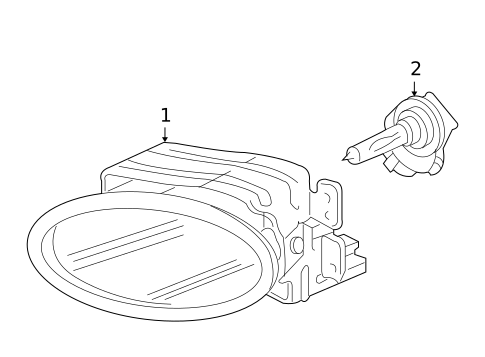 Fog Lamps for 2007 Acura TSX #0