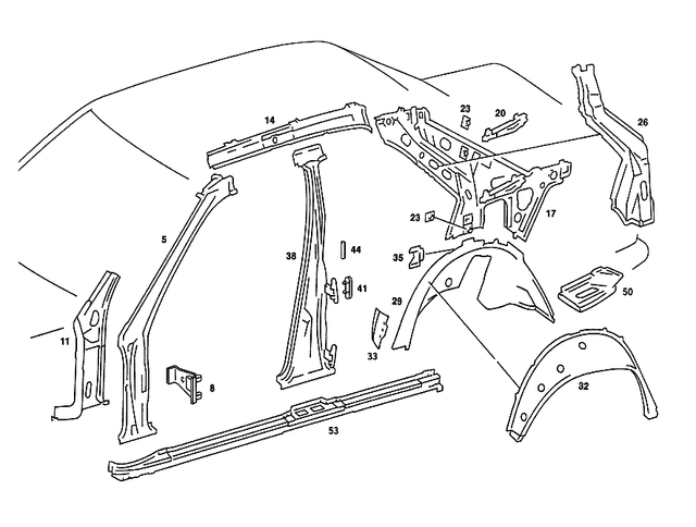 2016370476 - : Wheel Well for Mercedes-Benz Image