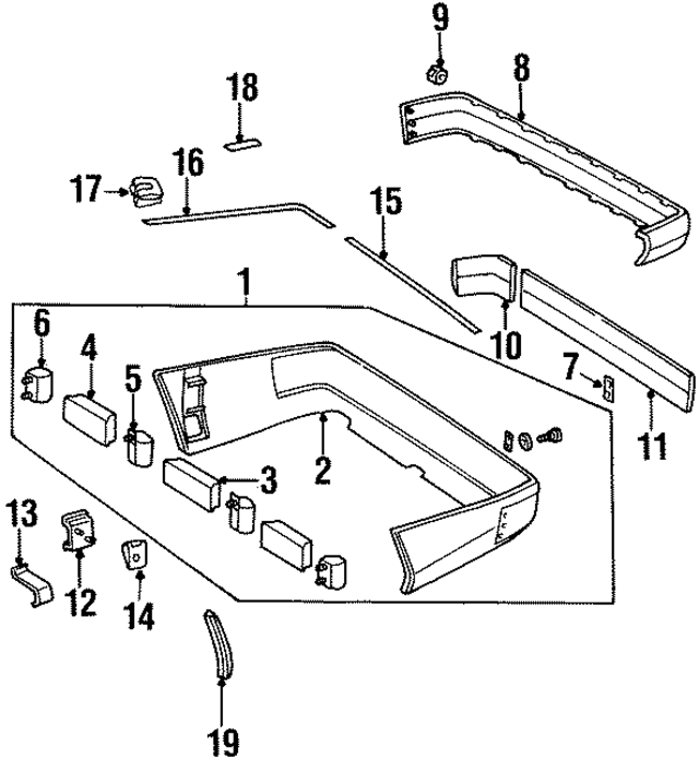 1248801140 - Body: Cover for Mercedes-Benz Image