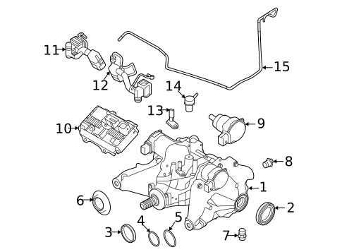 Axle & Differential for 2022 Land Rover Discovery Sport #0
