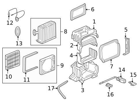 Blower Motor & Fan for 2004 Honda Insight #1