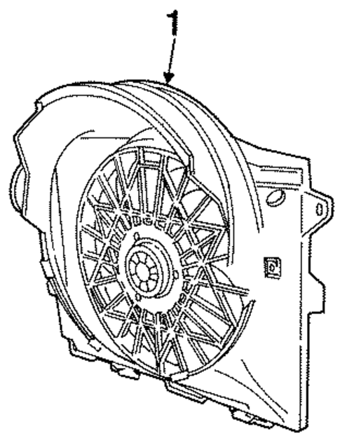 Auxiliary Cooling Fan for 1995 Lincoln Town Car #0