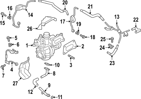 Turbocharger & Components for 2025 INFINITI QX55 #0